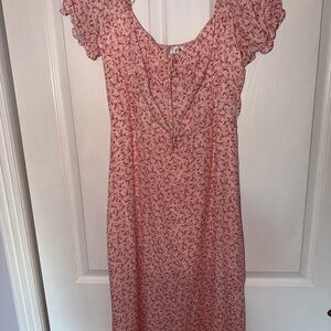 Floral Pink Dress